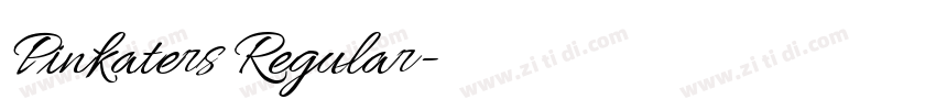 Pinkaters Regular字体转换